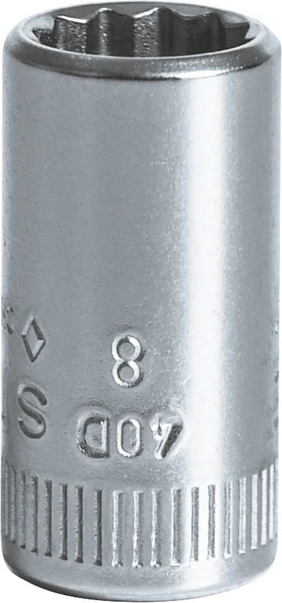 STAHLWILLE 01030009, Stikkontakt, Kromfarget, DIN EN 3709 / ASME B 107.5M, 13 g