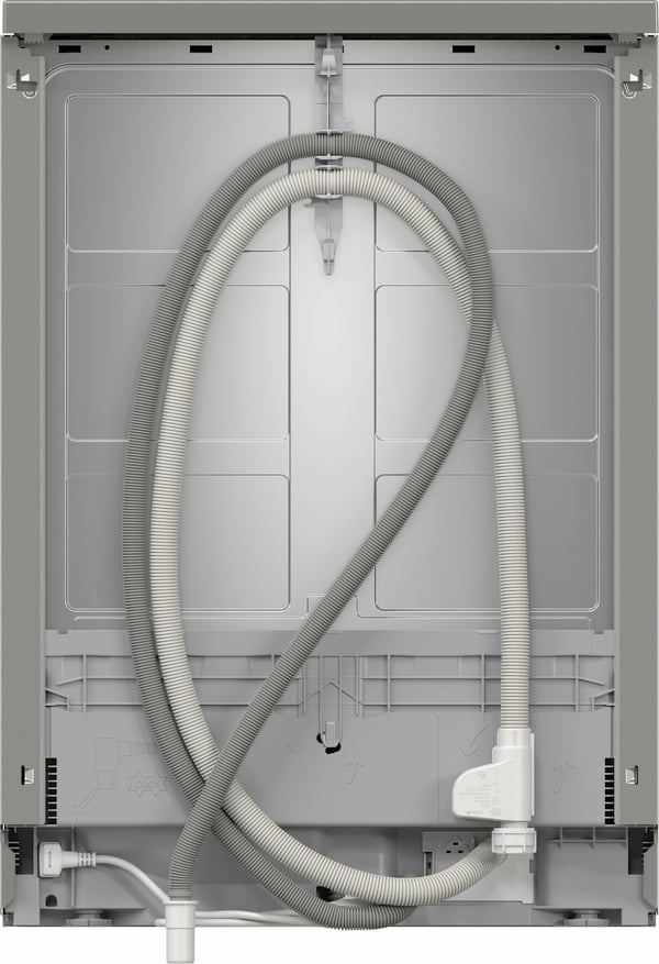 Bosch Serie 2 SMS2HTI02E, Fristående, Full storlek (60 cm), Rostfritt stål, Knappar, 1,75 m, 1,65 m