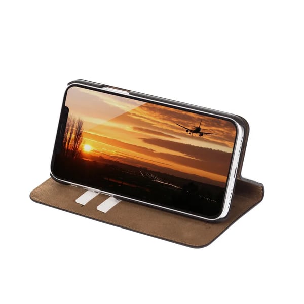 JT BERLIN BookCase Tegel, Folio, Apple, iPhone 15 Pro Max, 17 cm (6.7"), Svart