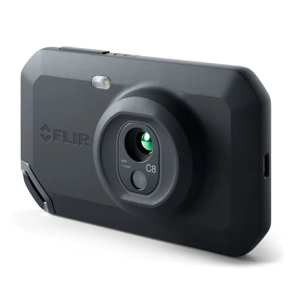 FLIR One C8, 320 x 240 pikseliä, -20 - 450 °C, 35°, 27°, 50 mK, Infrapuna, Picture-in-Picture (PiP), Visual