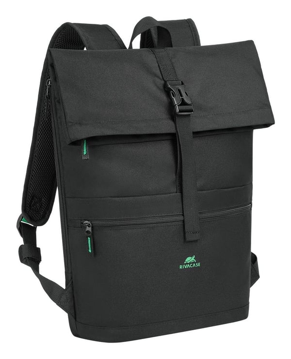 Rivacase Gremio, Urbaani, Unisex, 39,6 cm (15,6"), Muistikirjalokero, Vedenpitävä, Polyesteri, Kierrätetty polyeteenitereftalaatti (rPET)