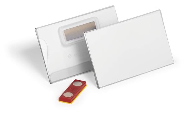 Navneskilt 54X90 mm magnet place & hold - 25 stk./pakke