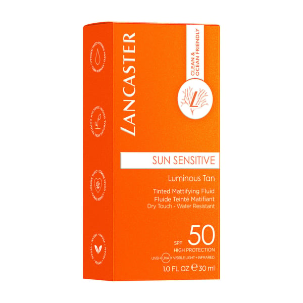 Lancaster Sun Sensitive Tinted Mattifying Fluid Spf50 30 Ml