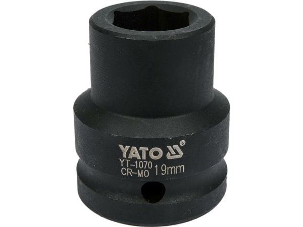 Yato 3/4" 19mm 6-kärkiset iskupistorasiat (YT-1070)