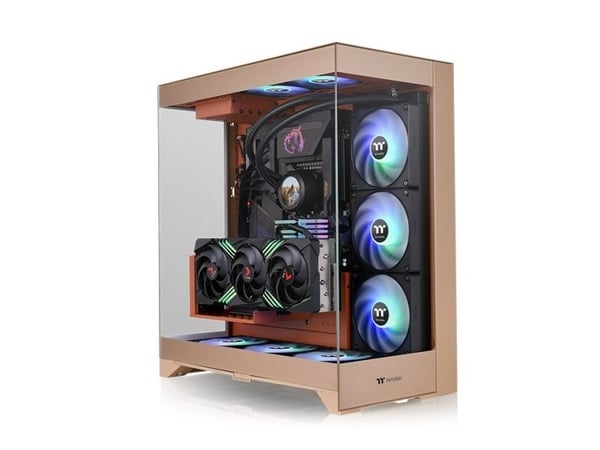 Thermaltake CTE E550 TG Midi Tower-kabinett ATX EATX, Gravel Sand