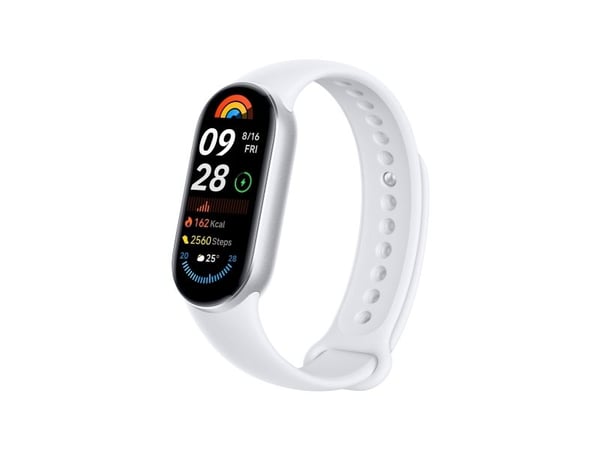 Xiaomi Smart Band 9 aktiivisuusranneke 1.62" Bluetooth 5.4, Glacier Silver
