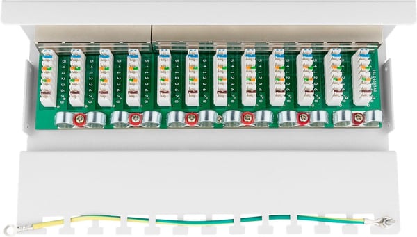 Goobay 62070, RJ45, Cat6, S/UTP (STP), 22/26, Hvit, 1U
