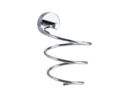 tesa 40325-00000-00 SMOOZ Hårtørrer-holder Lim Krom (tom)
