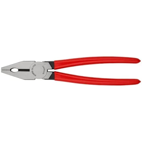 Knipex 03 01 250, Kaapelipihdit, 1,5 cm, Muovi, Terästä, Muovi, Terästä, Punainen, 250 mm