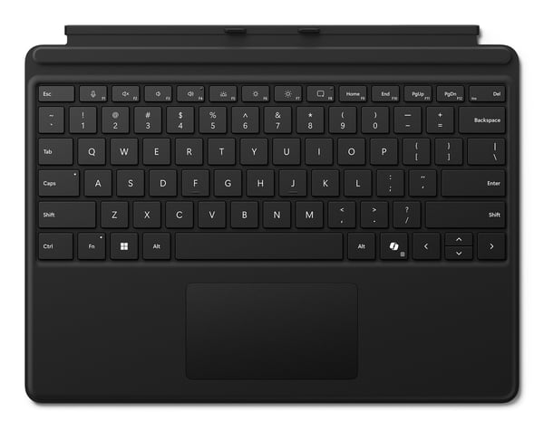 Microsoft Surface Pro 10/9/8/X -näppäimistö, hollantilainen asettelu, musta