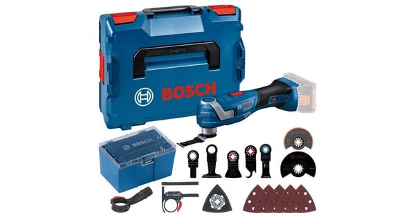 Bosch GOP 18V-34 Professional, 20000 RPM, 1,7°, Blå, LED, 3,9 m/s², 3 m/s² - SOLO