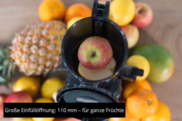 Unold 78275 SLOW JUICER Sam, Långsam juicepress, Kol, 80 RPM, 0,8 l, 11 cm, 0,9 m