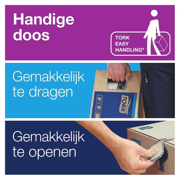 Håndklædeark Tork H3 Premium Extra soft 2-lag hvid singlefold - (15 pakker x 200 ark)