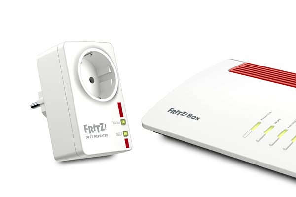 FRITZ!DECT Repeater 100 - DECT-repeater for trådløs telefon