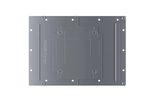 Alphacool 13554, Bakplate, Kopper, Sort, Sølv, Gjennomsiktig, 1/4", 215,5 mm, 145,9 mm