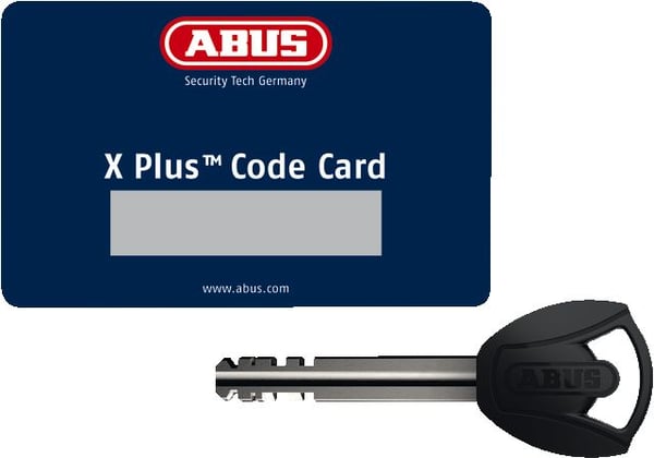 ABUS Bordo 6200K/90 sammenleggbar sykkellås med holder, svart