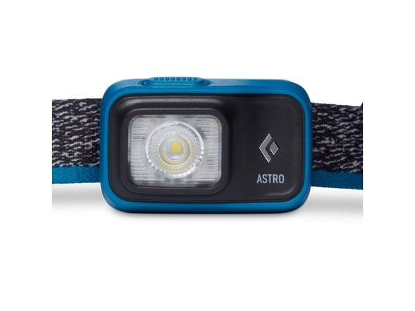 Black Diamond Astro 300, Pannbandsficklampa, Svart, Blå, IPX4, 300 LM, 8 m, 55 m