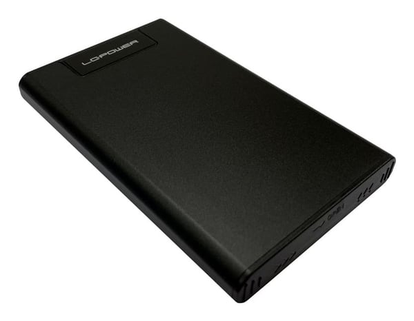 LC-Power LC-25U3-C4, HDD-/SSD-kotelo, 2.5", SATA, Serial ATA II, Serial ATA III, 5 Gbit/s, USB-liitettävyys, musta