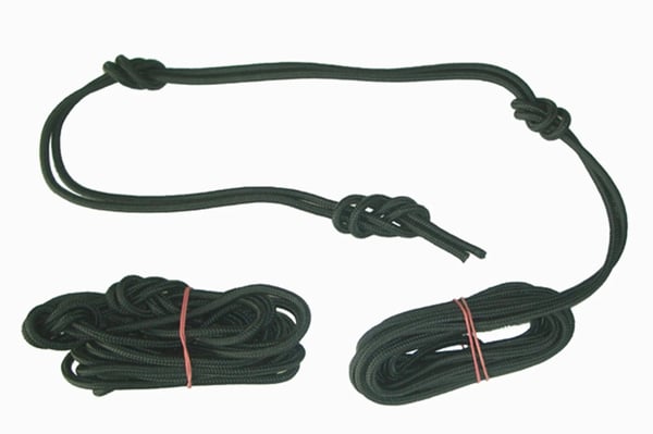 Ticket To The Moon TMROPE, Nailon, Musta, 2,4 m, 5 mm, 2 kpl