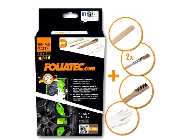 Foliatec Bremsekaliberlak neon green pensel
