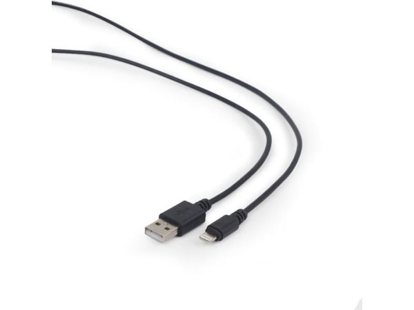 Cablexpert - Lightning-kabel - Lightning hann til USB hann - 1 m - skjermet - svart