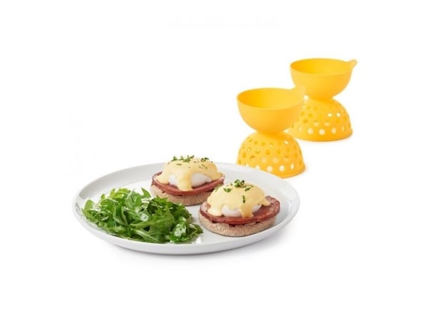OXO 11207000MLNYKEU, 2 egg, Gult, Silikon, 76 mm, 76 mm, 88 mm
