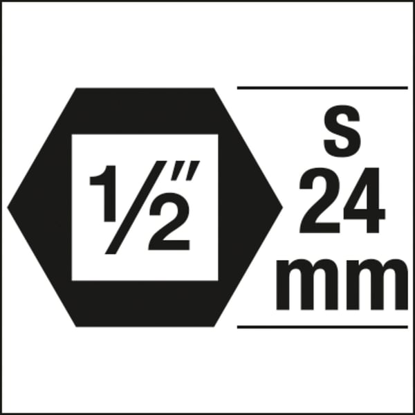 HAZET 903SLG6-21, Iskuhylsysarja, Brittiläinen