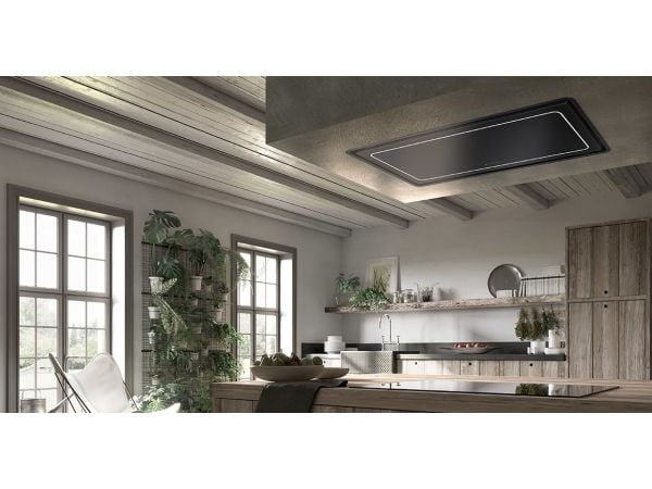 Faber High-Light Inox A120 takventilator 700 m³/h A+ rustfritt stål