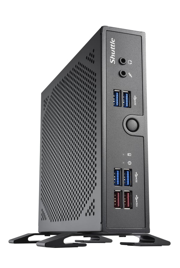 Shuttle PEB-DS50U011 DS50U barebone-PC Intel 7305 DDR5 2x LAN vifteløs