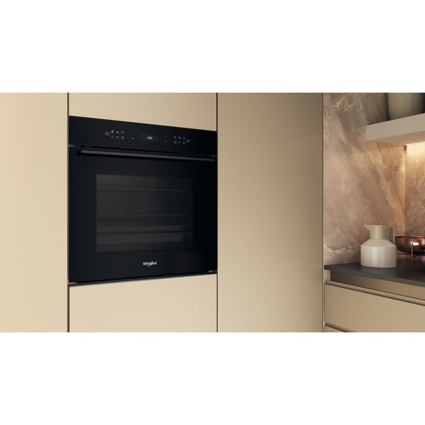 Whirlpool WOI78PT1SBA, Medium, Elektrisk ovn, 73 l, 73 l, Hydrolytisk + pyrolytisk, Innebygget