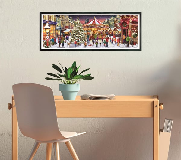 Clementoni puslespill 1000 stk. Panorama HQC Xmas Villa