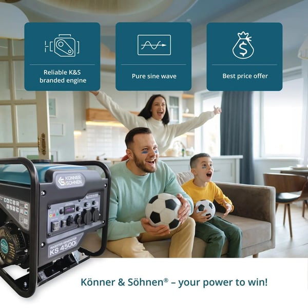 KÖNNER & SÖHNEN INVERTER GENERATOR  4,2kW 230V KS 4500i