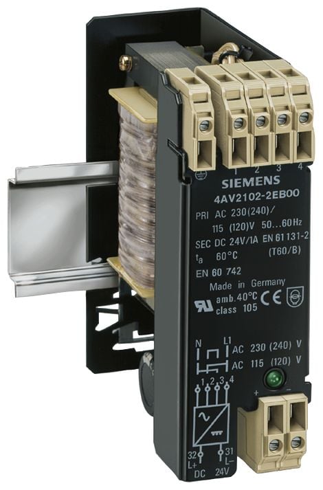 Siemens-virtalähde 24 VDC 1 A (4AV2106-2EB00-0A)