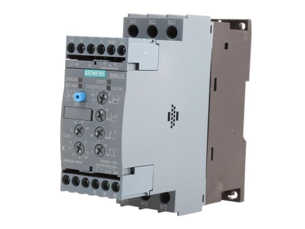 Siemens 3RW4026-1BB04 3RW40261BB04 Pehmokäynnistysyksikkö Moottorin nimellisvirta 400 V:lla 11 kW 480 V Nimellisvirta 25 A
