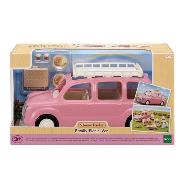 Sylvanian Families Familiebil - rosa