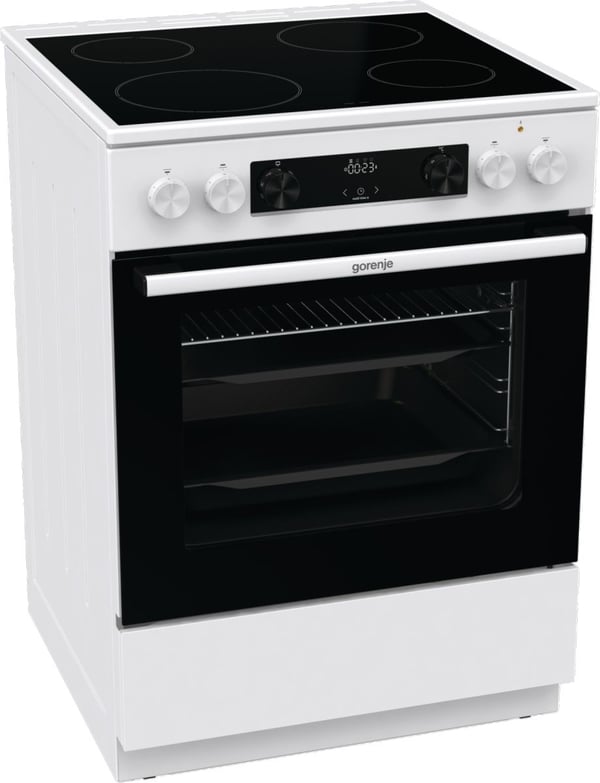 Gorenje Advanced GEC6C40WD - Spis - fristående - bredd: 60 cm - djup: 60 cm - höjd: 85 cm - med självrengöring - vit