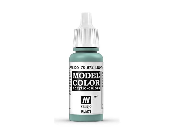 Vallejo 70.972, 17 ml, sininen, vihreä, matta, pullo, pullo