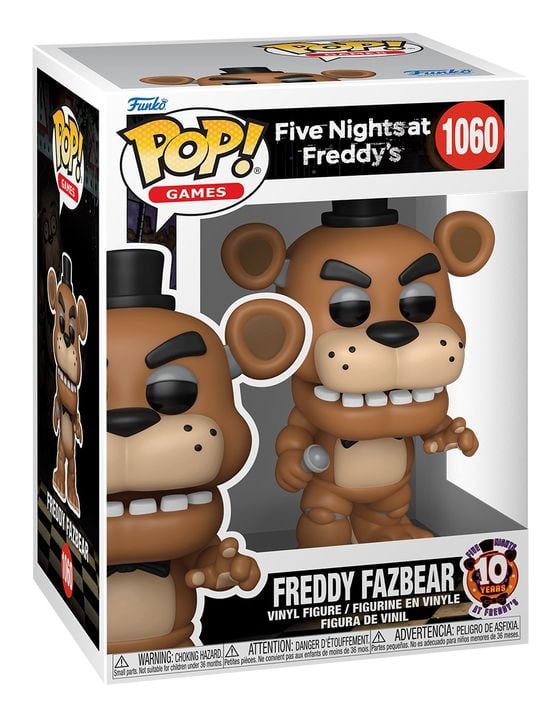 FUNKO POP Five Nights at Freddy’s Freddy Fazbear vinylfigur 9 cm