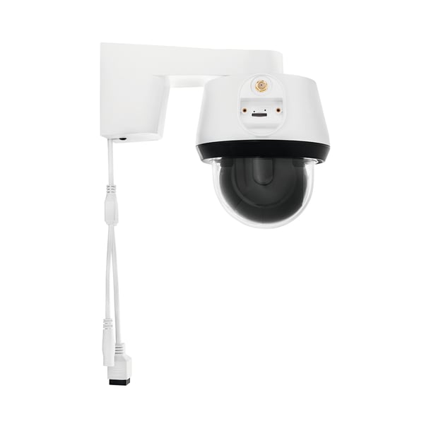 ABUS PPIC52520, IP-turvakamera, Ulkona, Langallinen & langaton, Seinä, musta, Valkoinen, Kupoli
