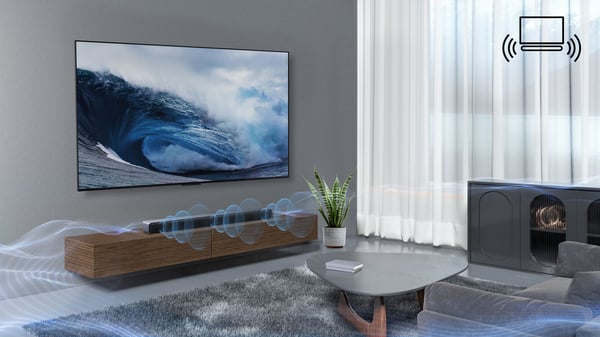TCL S45HE lydplanke 2.0 Dolby Atmos Bluetooth, titan