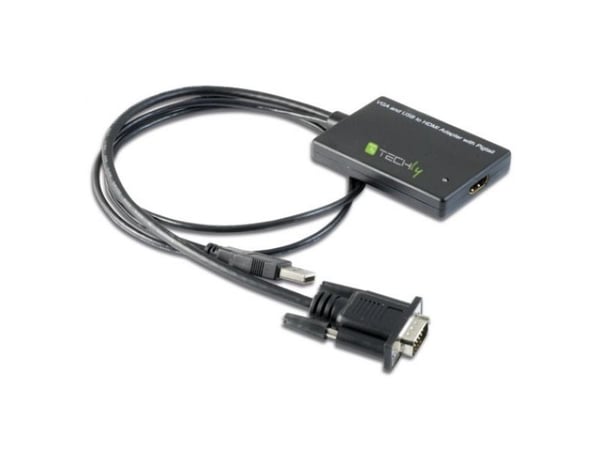 Manhattan VGA/Audio to HDMI Converter - Videokonverter - VGA - HDMI