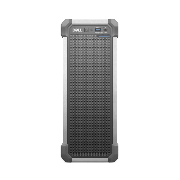 Dell PowerEdge T160 - Server - kompakt torn 1-vägs - 1 x Xeon 6325P / upp till 5.2 GHz - RAM 32 GB - SSD 480 GB - G200eW - Gigabit Ethernet - inget...