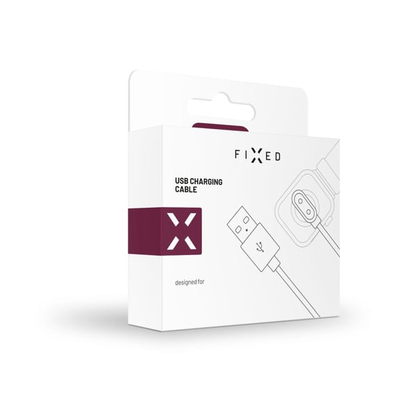 FIXED - Laddningskabel för smart klocka - USB hane - 1 m - svart
