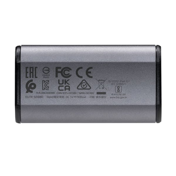 ADATA SE880 ulkoinen SSD 2 TB USB 3.2 Gen 2x2 2000 MB/s, titaaniharmaa