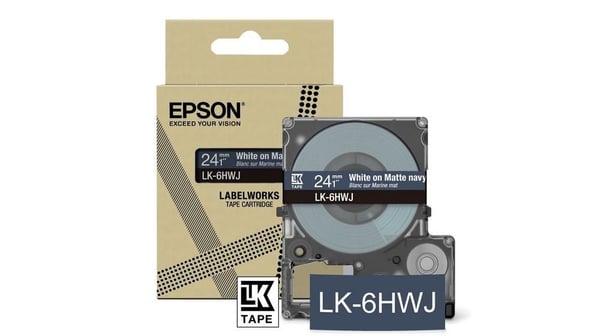 Epson LabelWorks LK-5HWJ - Matt - marinehvit - Rull (1,8 cm) 1 kassett(er) tape