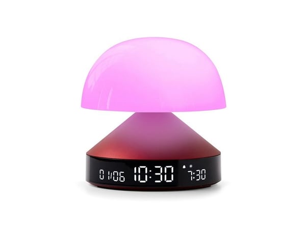 LEXON Mina Sunrise, Digital väckarklocka, Rund, Röd, LCD, Batteri, 5 V
