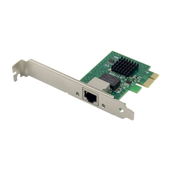 LevelOne GNC-0113, Intern, Koblet med ledninger (ikke trådløs), PCI Express, Ethernet, 5000 Mbit/s, Grønn