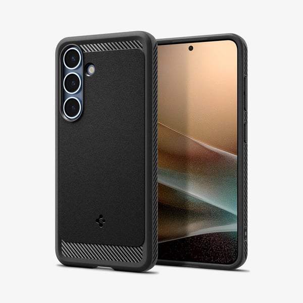 Spigen Rugged Armor, Suojus, Samsung, Galaxy S25 Plus, 17 cm (6.7"), musta