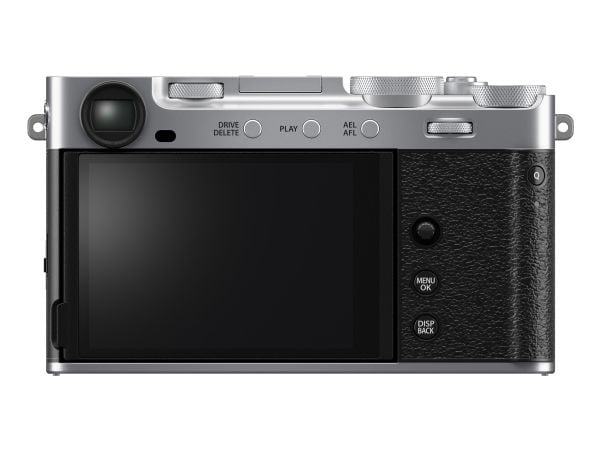 Fujifilm X -E5 - Silver Solo Corpo, 40,2 MP, 7728 x 5152 pixlar, X-Trans CMOS 5 HR, 6.2K, Pekskärm, Silver