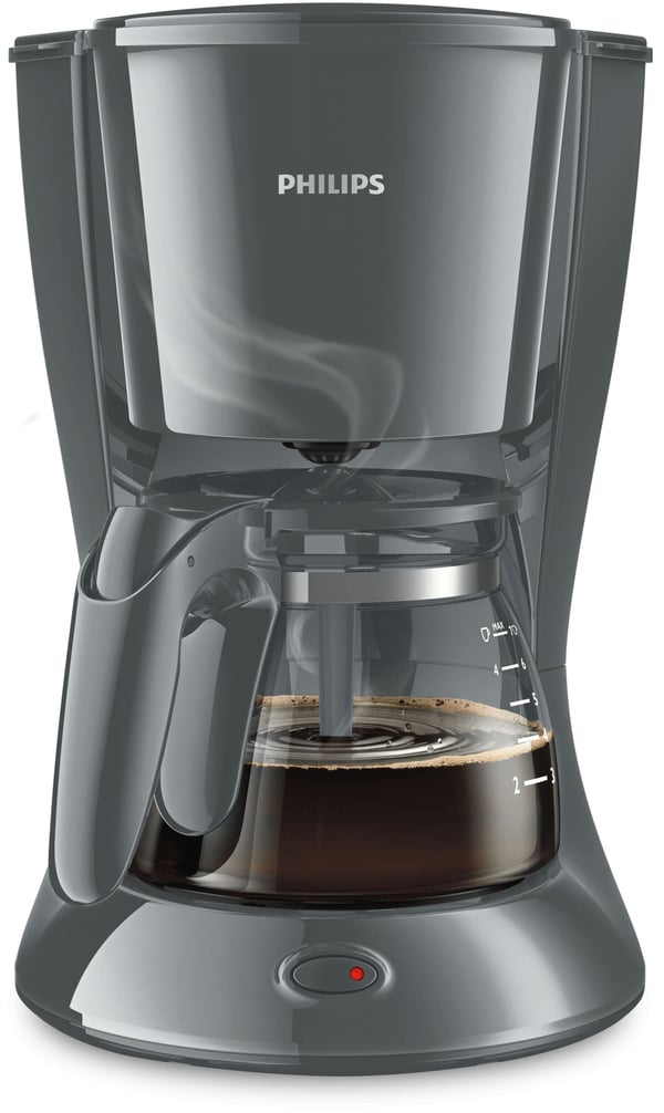 Philips Daily Collection HD7432 - Kaffemaskin - 7 koppar - mörkgrå